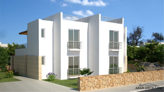 Semi Detached Villas Type 1 - floor plans