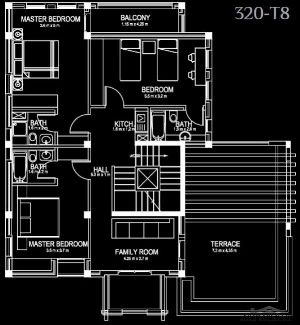 خرائط الفيلات -  320m T8 - MassCity | Arbil MassCity