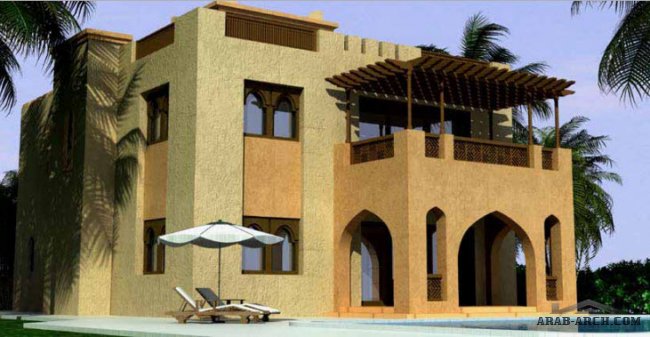 VILLA TYPE B - TOTAL AREA - 305.64 m2 - SALALAH BEACH