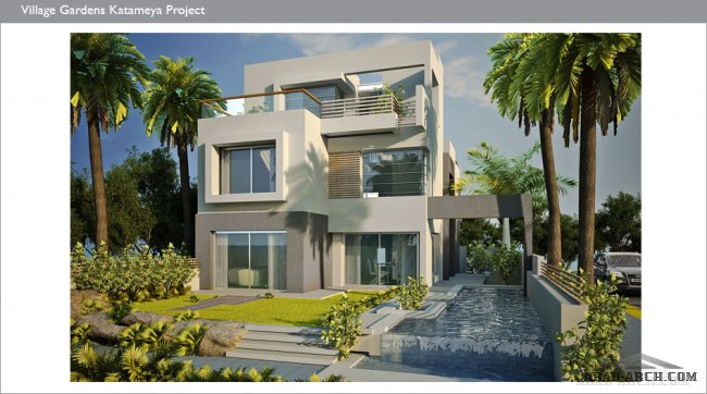 PALM HILLS – VILLAGE GARDEN KATAMEYA COMPOUND, STAND ALONE VILLA 