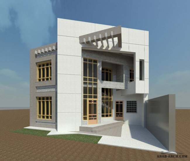 مخططات بيت سكني 11.5X18.5 - المركز المعماري للتصاميم والاستشارات الهندسية