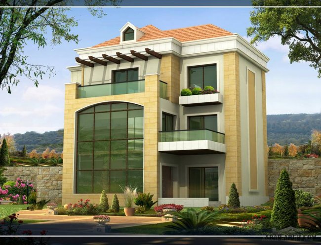 تلة الصنوبر - Typical 3 floor Villa