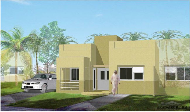 مخطط منزل فى النجف 80 متر مربع Najaf Villa Plan Drawing