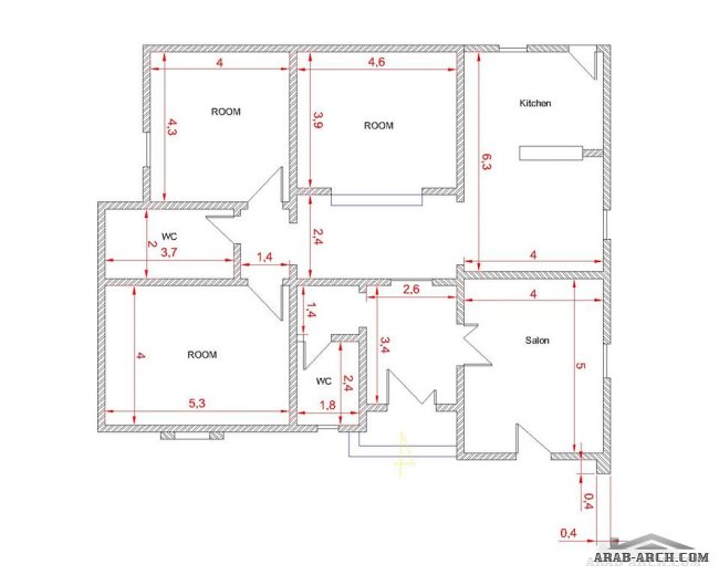 تصميم وخرائط حوش - شركة الهرم للمقاولات و الاعمال الهندسية