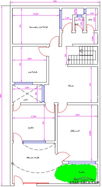  خرائط بيوت سكنية عراقية بمساحة 200 م