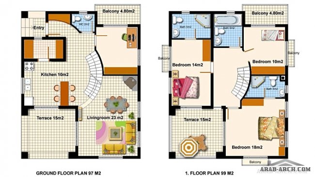 Off Plan Villa Project - مساحة الدور 100 متر مربع