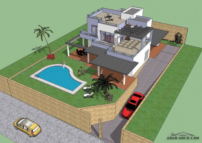 VILLA TYPE A - Total build: 274,56 m2