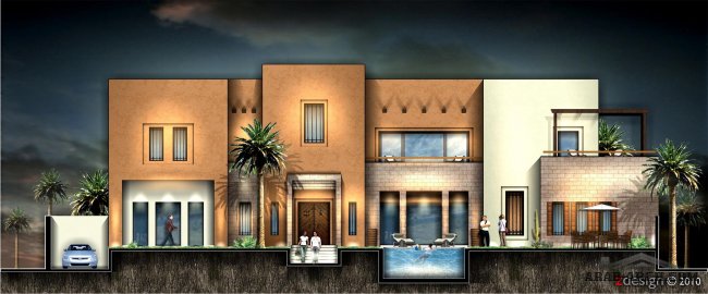 villa interior | exterior layout