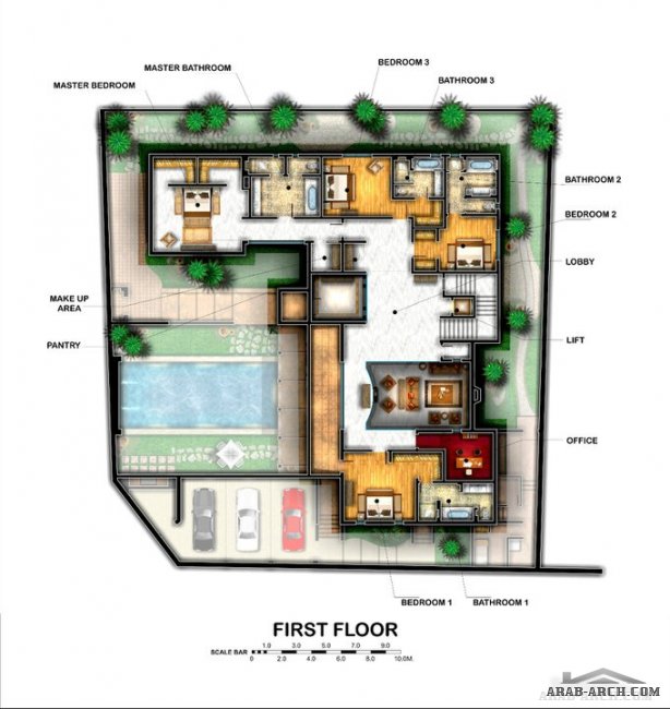 villa interior | exterior layout