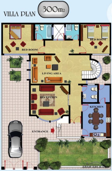 Zerin City - villa floor plans 300 sq m