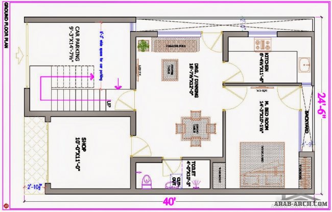 New Independent Floor House Plan