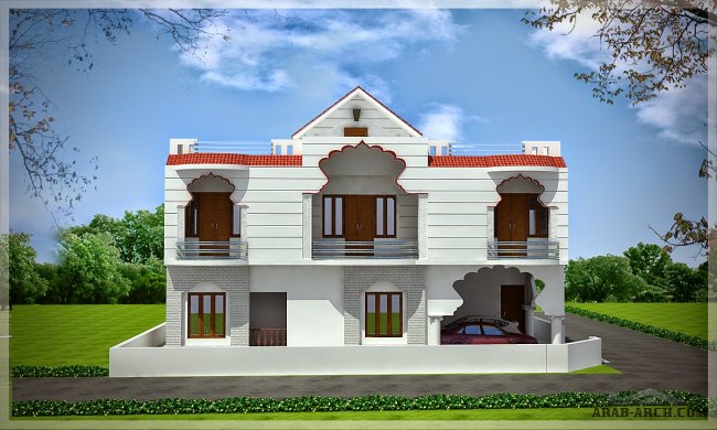 Duplex House Plan at Gharplanner