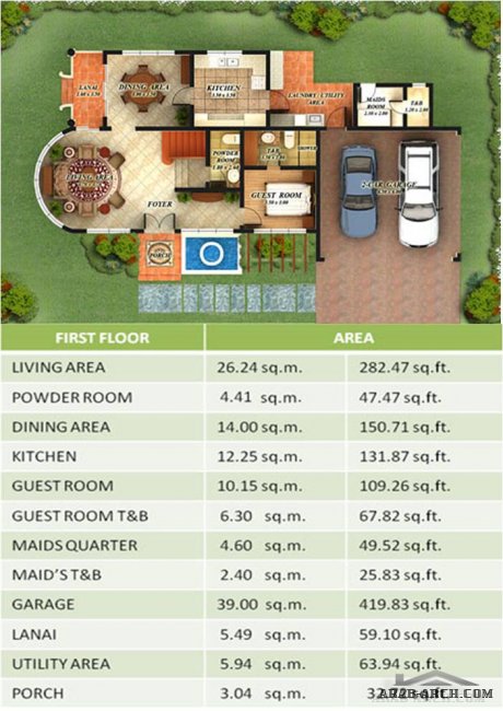 Two Storey-single detach home  Bedroom: 4 - 368 sq. m