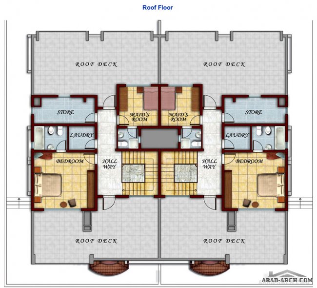 makarem - AL ROWDAH VILLA- FLOOR PLAN