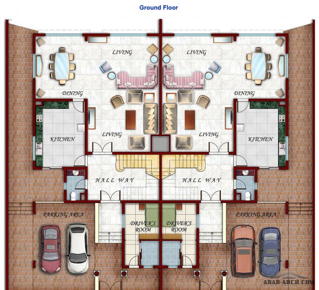 makarem - AL ROWDAH VILLA- FLOOR PLAN