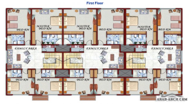 فيلات متصلة MAKAREM COMPOUND - Floor Plan