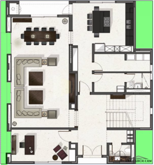 villa design 3 Bedrooms Executive Villa