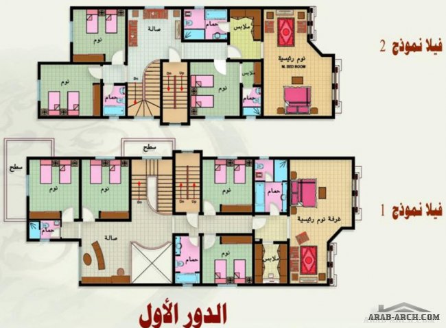 مشروع فلل الغدير - رواق الخليج للاستشارات الهندسية