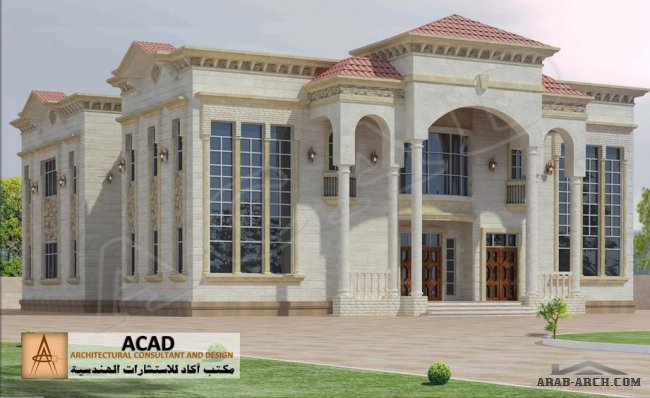 مكتب اكاد للاستشارات الهندسية ACAD - تصاميم خارجية فيلات رائعه