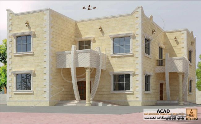 مكتب اكاد للاستشارات الهندسية ACAD - تصاميم خارجية فيلات رائعه