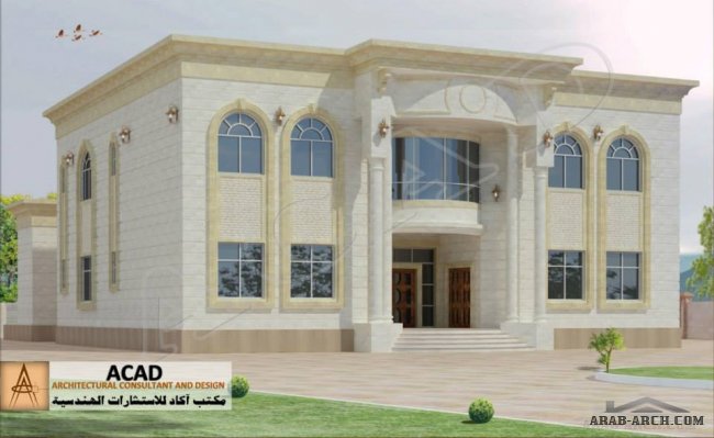 مكتب اكاد للاستشارات الهندسية ACAD - تصاميم خارجية فيلات رائعه