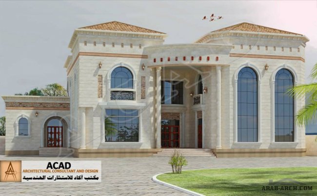 مكتب اكاد للاستشارات الهندسية ACAD - تصاميم خارجية فيلات رائعه