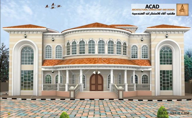 مكتب اكاد للاستشارات الهندسية ACAD - تصاميم خارجية فيلات رائعه