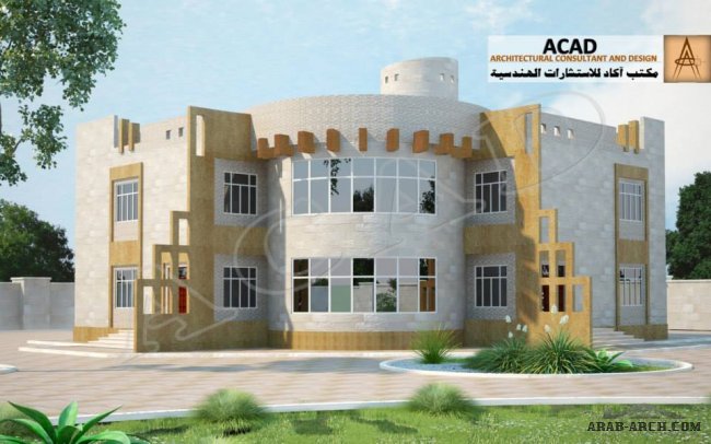 مكتب اكاد للاستشارات الهندسية ACAD - تصاميم خارجية فيلات رائعه