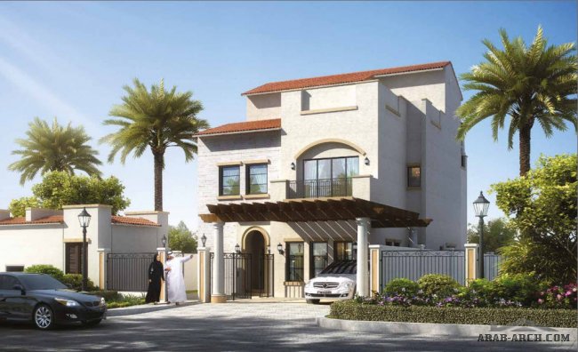 Villa Type C 5 Bedrooms + Family, G+2, Driver