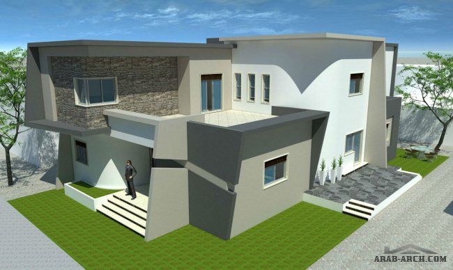 تصاميم بيت ليبى بواسطة MB Architect 