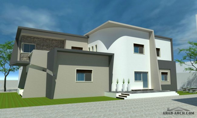 تصاميم بيت ليبى بواسطة MB Architect 