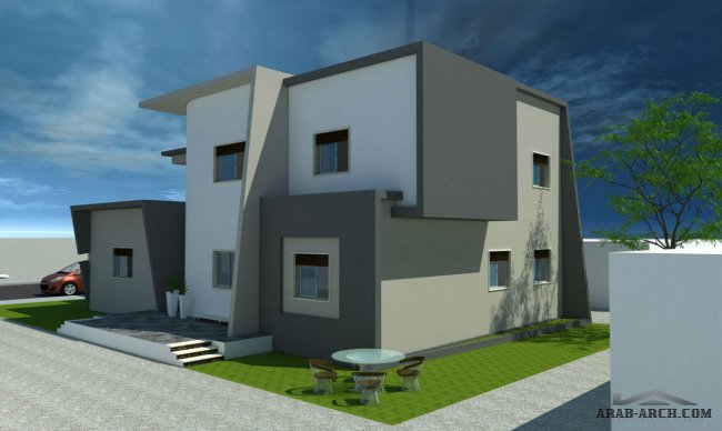 تصاميم بيت ليبى بواسطة MB Architect 