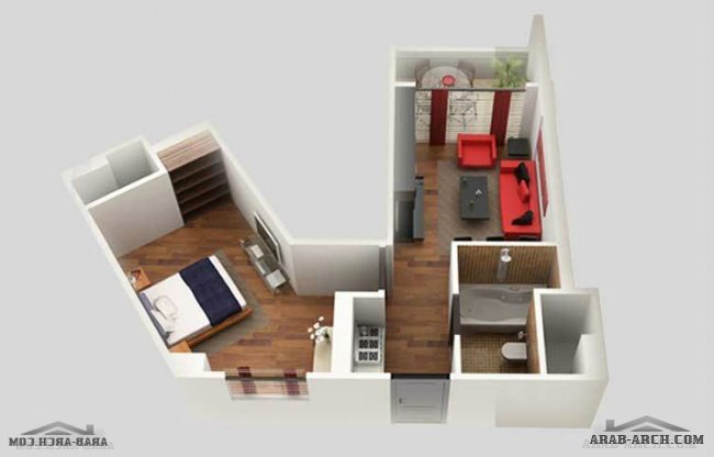 floor plans - Studio on the Red Sea Coast