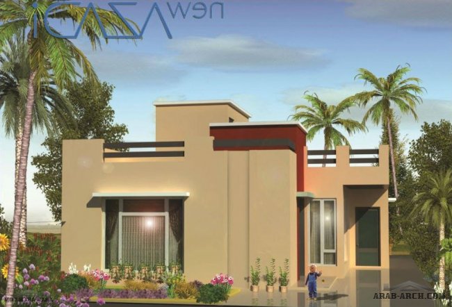 مخطط رائع جدااا استراحه او بيت دور واحد PHASE 1 HOUSES TYPES -ATCONZ