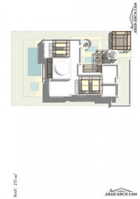 استراحه رائعه 4 غرف نوم - Total Gross Area 350 m2