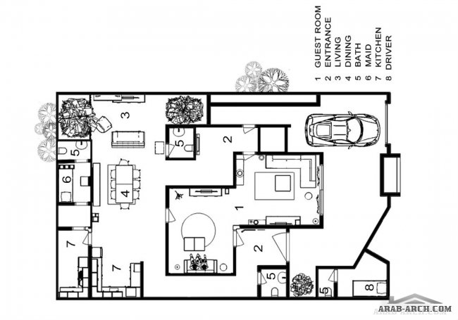 VILLA DUPLEX - PROJECT BY Mohamed Abandeh Jeddah, Saudi Arabia