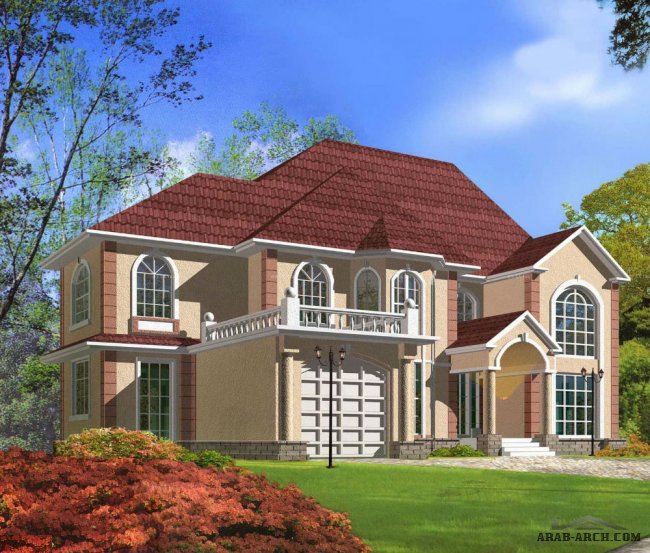 special villas front and elevation‬‏