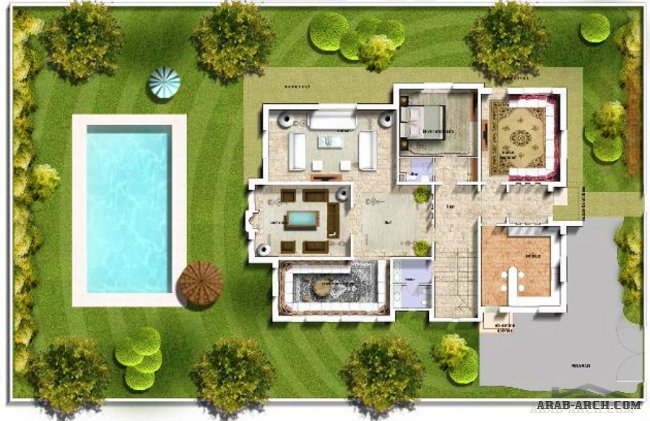 marrakech villa floor plans