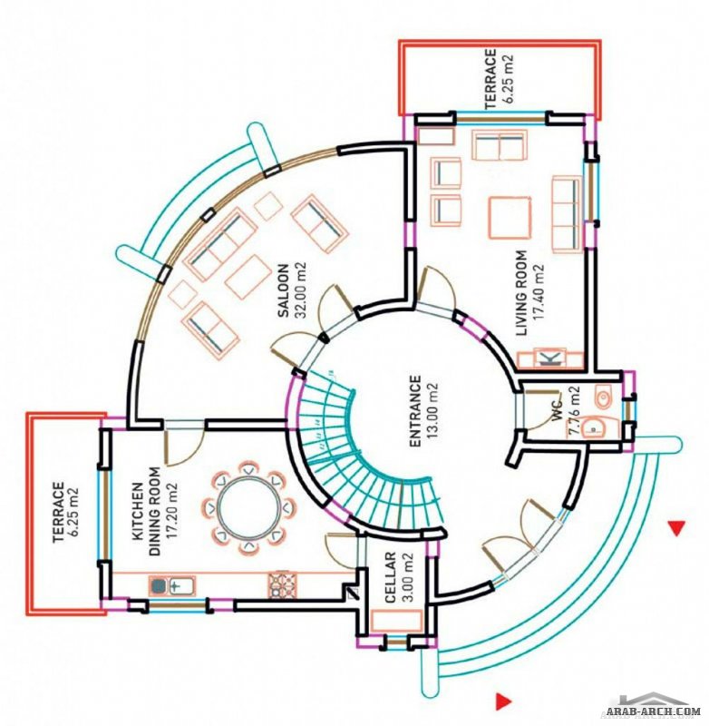 King Villa floor plans