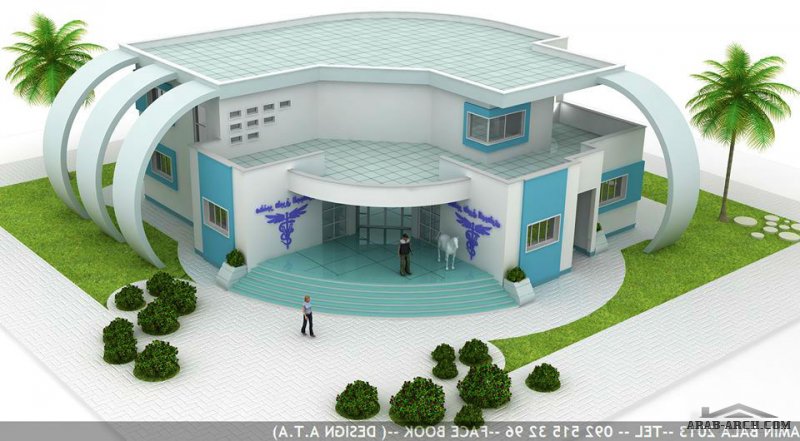 تصميم مختبر بيطرى من تصميم Design A.T.A