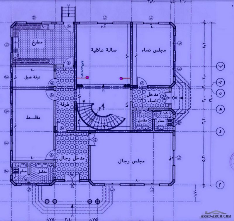 تصاميم فيلا خليجى بمقاس مرتب ومنظم جدا