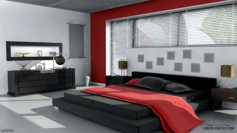 تصاميم غرف نوم ثلاثية الابعاد  3D bed rooms design